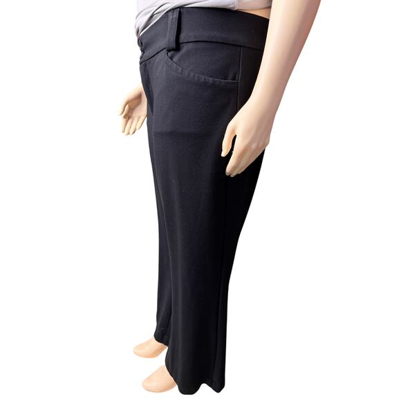 Studio by Torrid Stretch Ponte Dress Pants Size 28 Short in Black - Picture 2 of 7